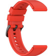 Pasek silikonowy 22mm uniwersalny, Czerwony