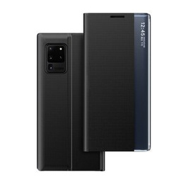 Husă cu clapetă pentru Samsung Galaxy A72 5G, Side View, negru