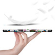 Husă pentru Samsung Galaxy Tab A7 Lite, Smartcase, Butterfly