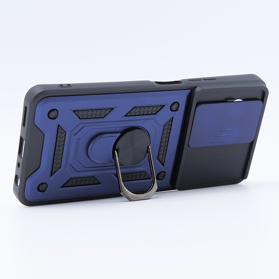 Husă blindată pentru Realme 11 5G, CamShield Slide, albastru