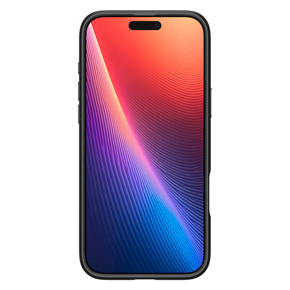 Carcasa Spigen pentru iPhone 16 Pro, Enzo Aramid MagSafe, negru carbon / argintiu + 9H Tempered Glass