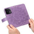 Cu clapetă pentru Xiaomi Redmi Note 13 Pro 5G, Mandala, violet