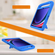 Husa pentru copii pentru Samsung Galaxy Tab S9 FE+, Husa pentru copii cu mâner, albastru