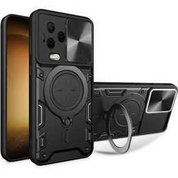 Husă blindată pentru Infinix Note 12 2023, CamShield Slide, negru