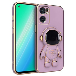 Huse pentru Oppo Reno 7 5G, Astronaut, violet