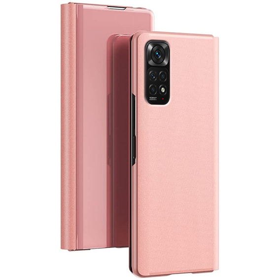 Huse pentru Xiaomi Redmi Note 11 / 11S, Clear View, roz rose gold