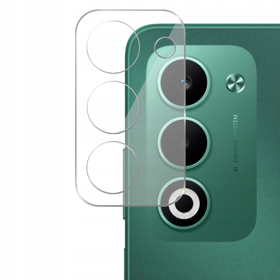 2x ERBORD sticlă călită ERBORD pentru camera pentru Realme 12 Pro / 12 Pro +, transparentă