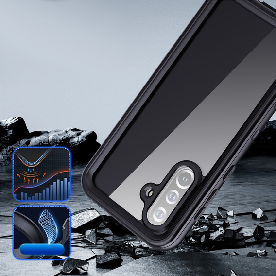 Husă pentru Samsung Galaxy A37 5G / A36 5G, rezistentă la apă IP68 Redpepper