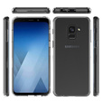 Huse pentru Samsung Galaxy A8 2018, Fusion Hybrid, transparentă