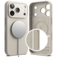 Carcasă Ringke pentru iPhone 17 Pro Max, Silicone Magnetic MagSafe, Stone