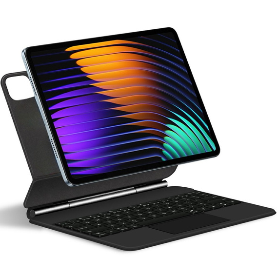 Carcasa tastaturii pentru Xiaomi Pad 7 / 7 Pro, tastatură magnetică Touchpad, negru