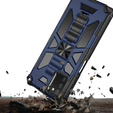 Huse pentru Samsung Galaxy A03s, Armor Kickstand, albastru