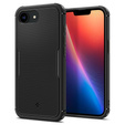 Carcasa Spigen pentru iPhone 16E, Core Armor MagSafe, negru + 9H Tempered Glass 