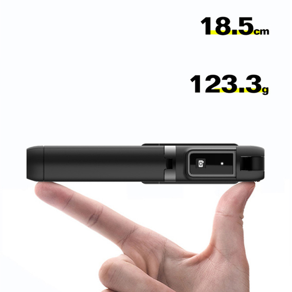 Selfie Stick Coco P-04 cu funcție de trepied și telecomandă Bluetooth, pentru smartphone-uri de la 6,5 cm la 9,5 cm lățime