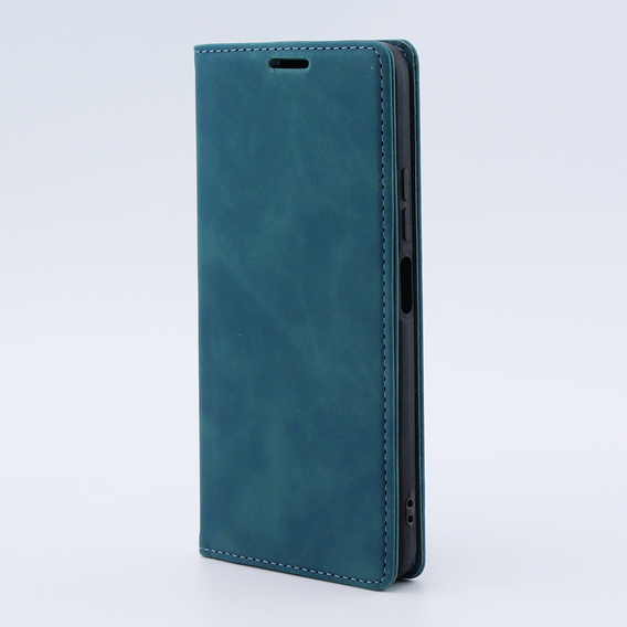Husă pentru Xiaomi Redmi Note 12 4G, ERBORD Vintage, portofel cu clapetă, albastru