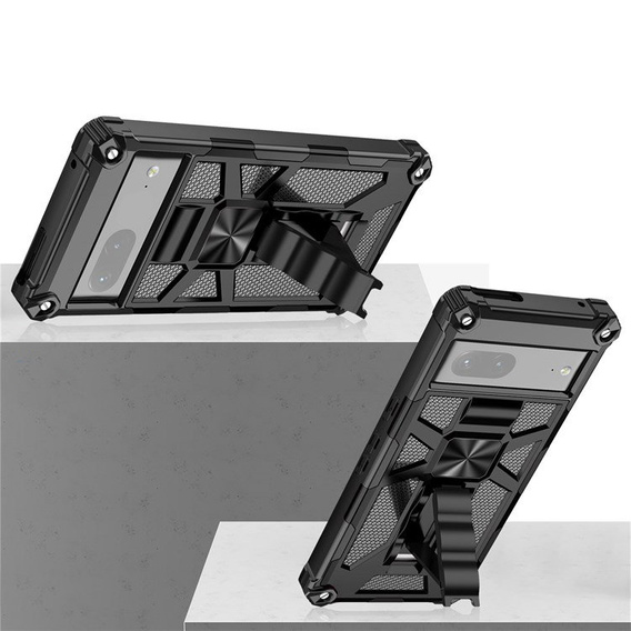 Huse pentru Google Pixel 7, Armor Kickstand, negru