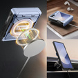 Carcasă Tongate MECH cu MagSafe pentru Samsung Galaxy Z Flip7 FE / Z Flip6, albastru