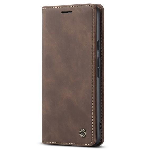 Husa CASEME pentru Google Pixel 7, Leather Wallet Case, maro