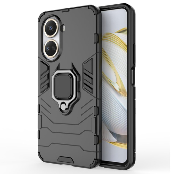 Huse pentru Huawei nova 10 SE, Kickstand Ring, negru