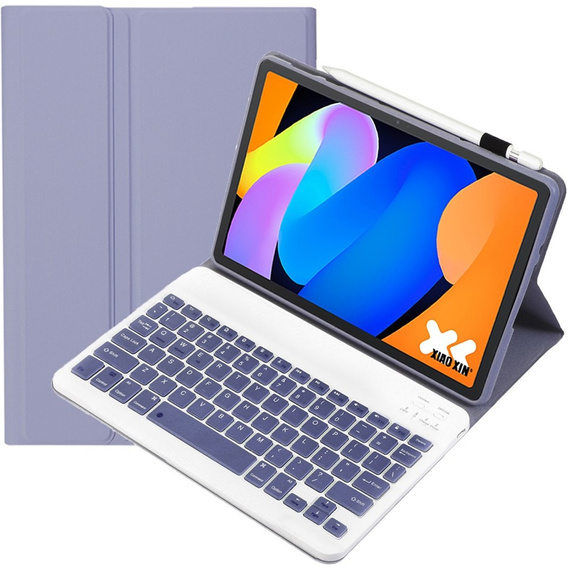 Tastatura Bluetooth pentru Lenovo Idea Tab 11" 2025 TB336FU TB336ZU, violet