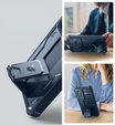 Husă blindată pentru Samsung Galaxy S25, Dexnor Full Body (Two Frames), albastru închis
