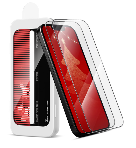 2x sticlă temperată SURITCH pentru iPhone 16e / 14 / 13 Pro