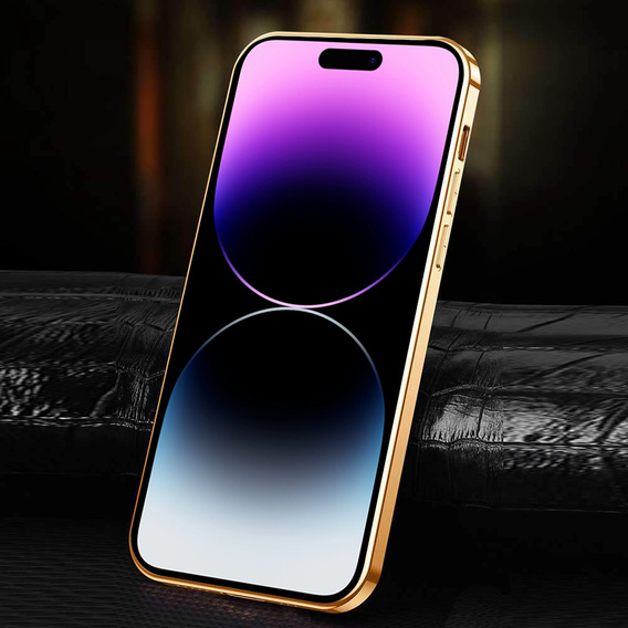 Huse pentru iPhone 14 Pro Max, Cowhide Leather, roz