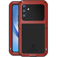 Love Mei Huse pentru Samsung Galaxy A34 5G, armored with glass, roșu