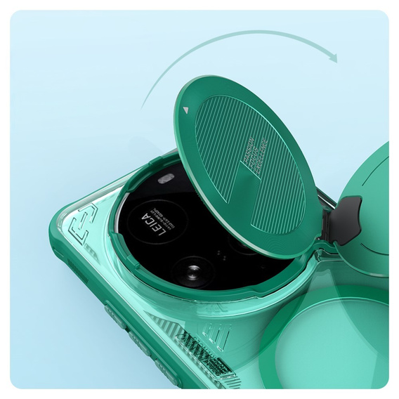 Carcasă pentru Xiaomi 15 Ultra, carcasă blindată Nillkin, Icelade Prop, pentru Magsafe, verde