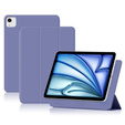 Husă pentru Apple iPad Air 13" 6 gen. 2024 (A2836, Magnetic smartcase, violet