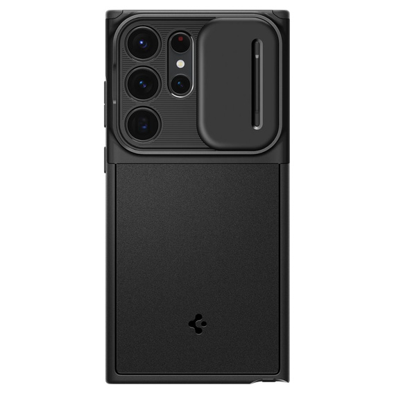 Spigen Optik Armor husă neagră pentru Samsung Galaxy S23 Ultra