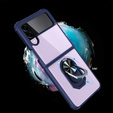 Huse pentru Samsung Galaxy Z Flip3 5G, Clear Ring, albastru