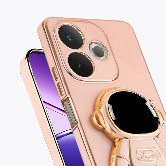 Huse pentru Oppo A5 Pro 5G, Astronaut, roz