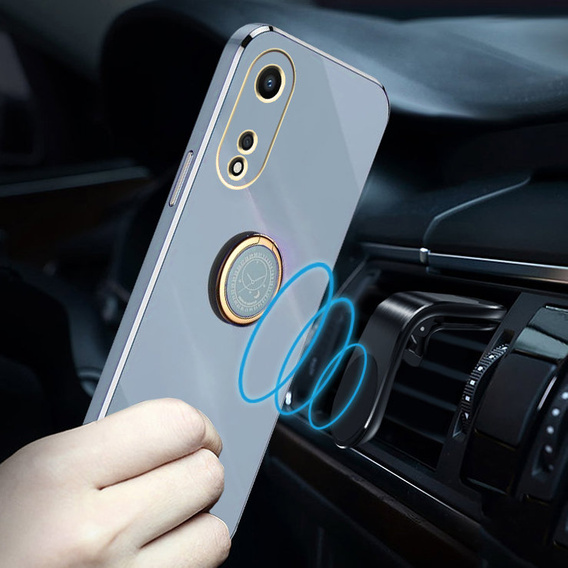 Huse pentru Oppo A78 5G, Electro Ring, albastru