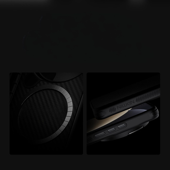 Carcasă pentru Xiaomi 15 Ultra, carcasă blindată Nillkin, Carbo Prop, pentru Magsafe, negru