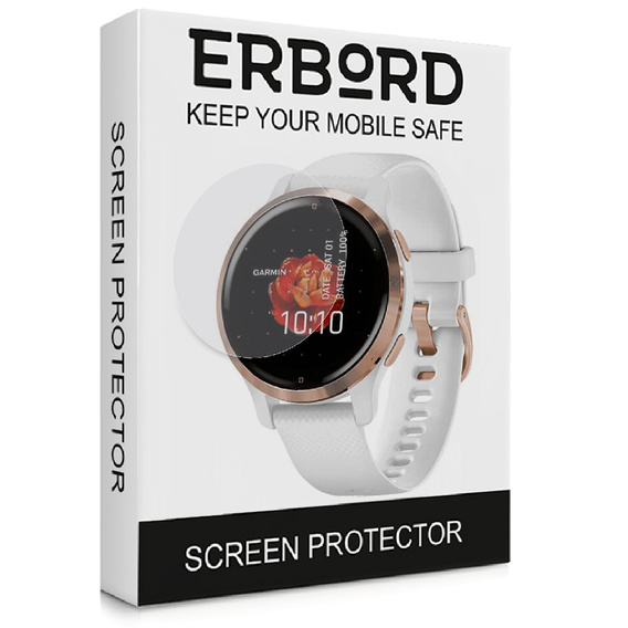 3x ERBORD Hydrogel Foil pentru Garmin Venu 2S