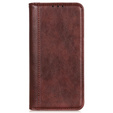 Huse pentru OnePlus 12 5G, Wallet Litchi Leather, maro