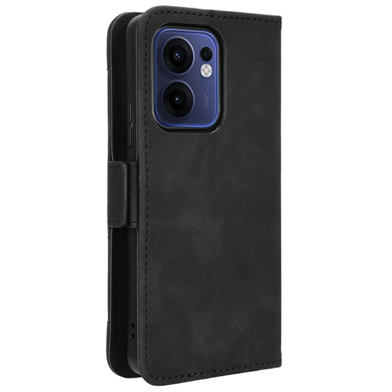 Cu clapetă pentru Oppo Reno 13F / Oppo Reno 13FS, Card Slot, negru