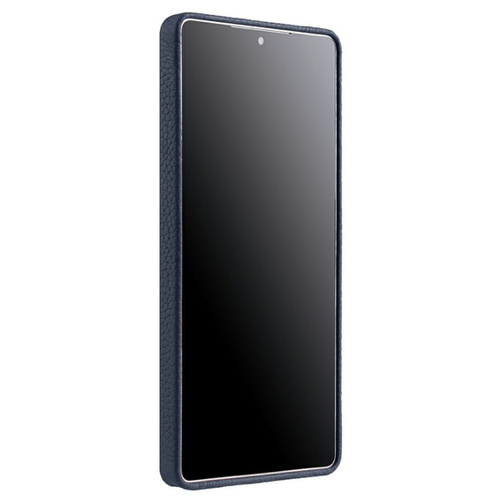 Carcasă MELKCO pentru Samsung Galaxy S25 Ultra, din piele, albastru închis