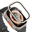 Szkło Hartowane z Ramką do Apple Watch Ultra 49mm, Złote