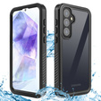 Husă impermeabilă IP68 pentru Samsung Galaxy A55 5G, Redpepper, negru