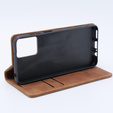 Husă pentru Motorola Moto G13/ G23 4G, ERBORD Vintage, portofel cu clapetă, maro