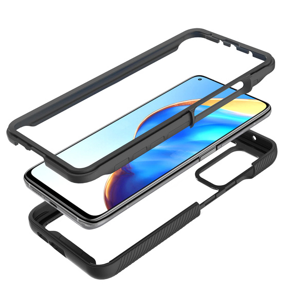 Carcasă pentru Xiaomi Mi 10T / 10T Pro, Shockproof, cu folie, albastru