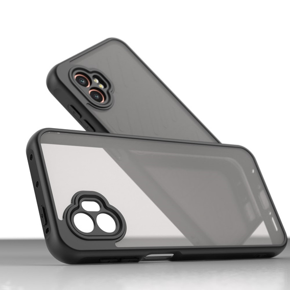 Huse pentru Samsung Galaxy Xcover 7 Pro, Fusion Hybrid, transparent / negru