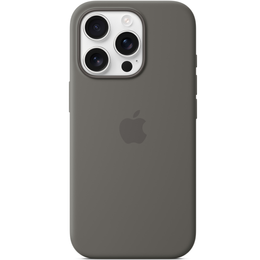 Carcasă originală Apple din silicon MagSafe pentru iPhone 16 Pro, Stone Gray MYYL3ZM/A