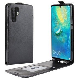 Cu clapetă pentru Huawei P30 Pro, Flip, negru