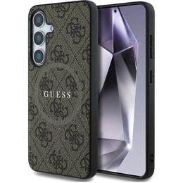 GUESS Huse pentru Samsung Galaxy S25, 4G Ring Classic Logo, maro
