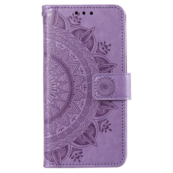 Cu clapetă pentru Xiaomi Redmi A3, Mandala, violet