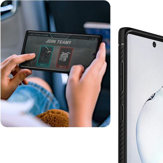 Husă Spigen Rugged Armor pentru Samsung Galaxy Note 10+ Plus