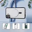 Husă pentru iPhone 16, Electro MagSafe, negru + Sticlă pentru ecran